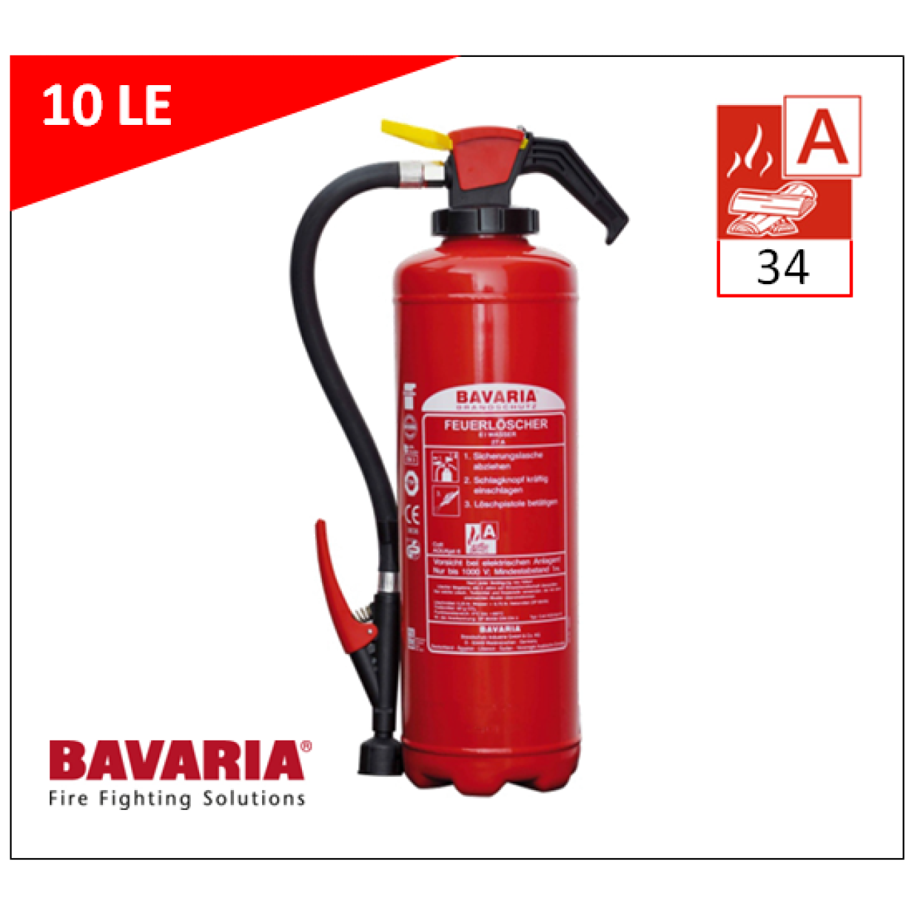 BAVARIA Wasser-Feuerlöscher ColtAQUAjet 6